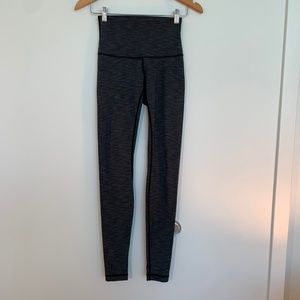 Lululemon Gray Wunder Under Leggings Size 4